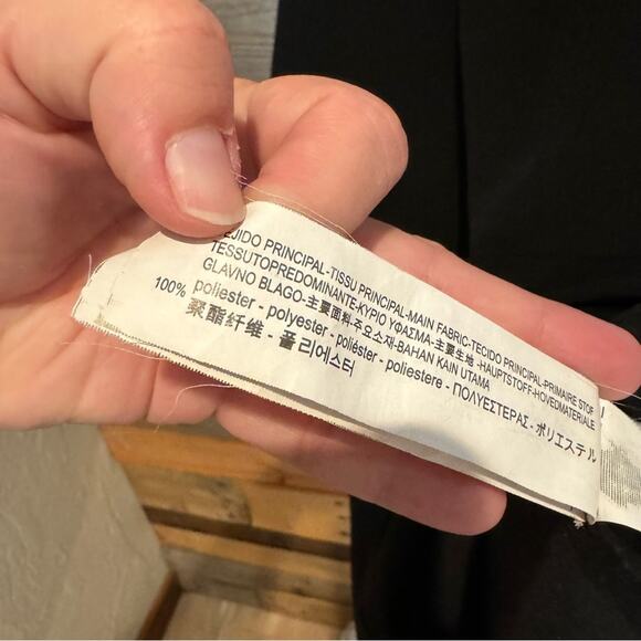 ZARA Black Sheath Tube Dress Twee Lace Short Sleeve Top Size S Office Cocktail - Picture 15 of 16